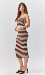 Zoe Stripe Tube Dress