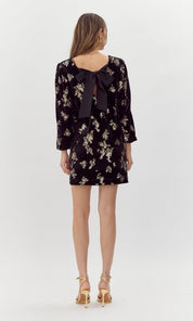 Helena Velvet Sequin Mini Dress