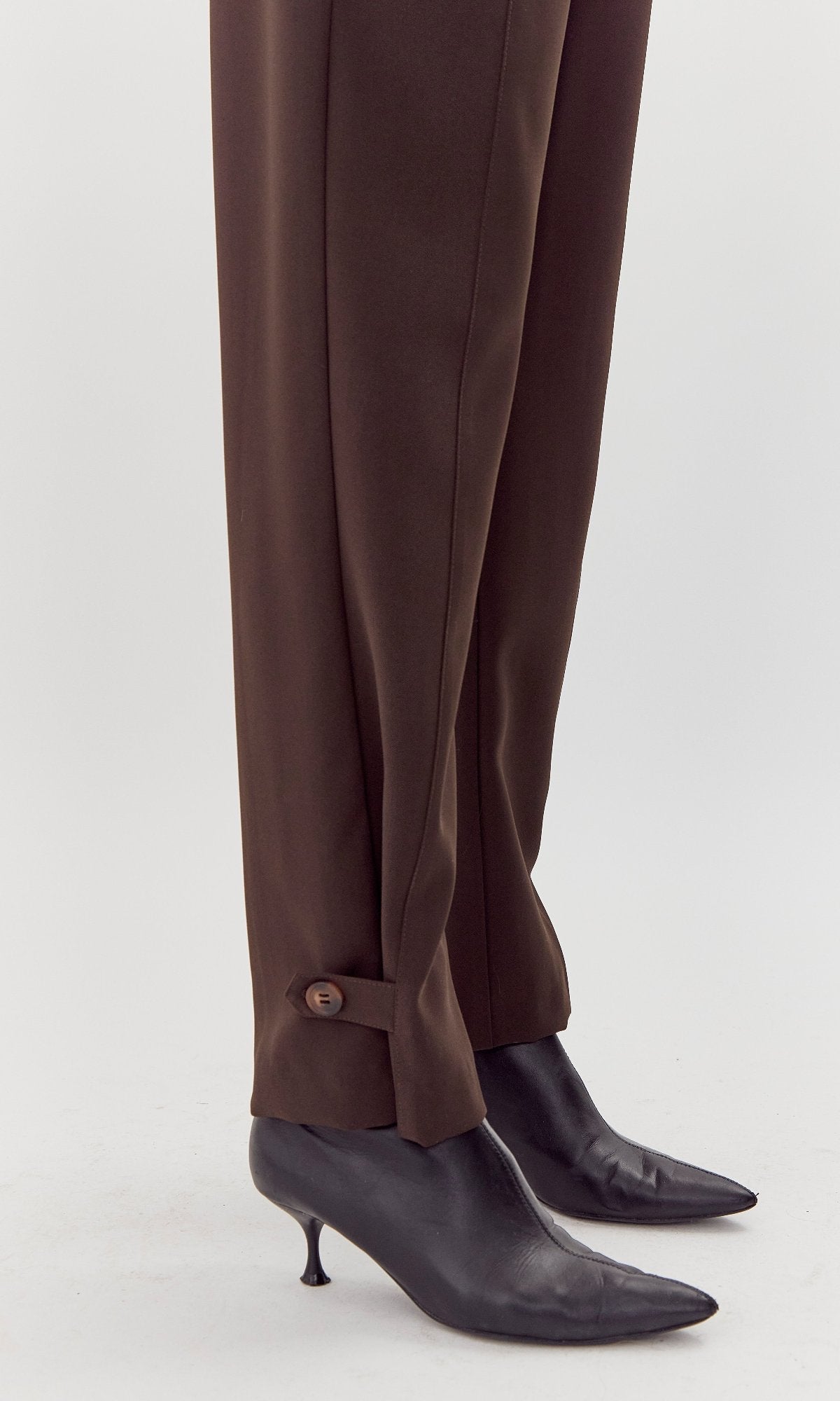 Andie High Waist Barrel Leg Trousers