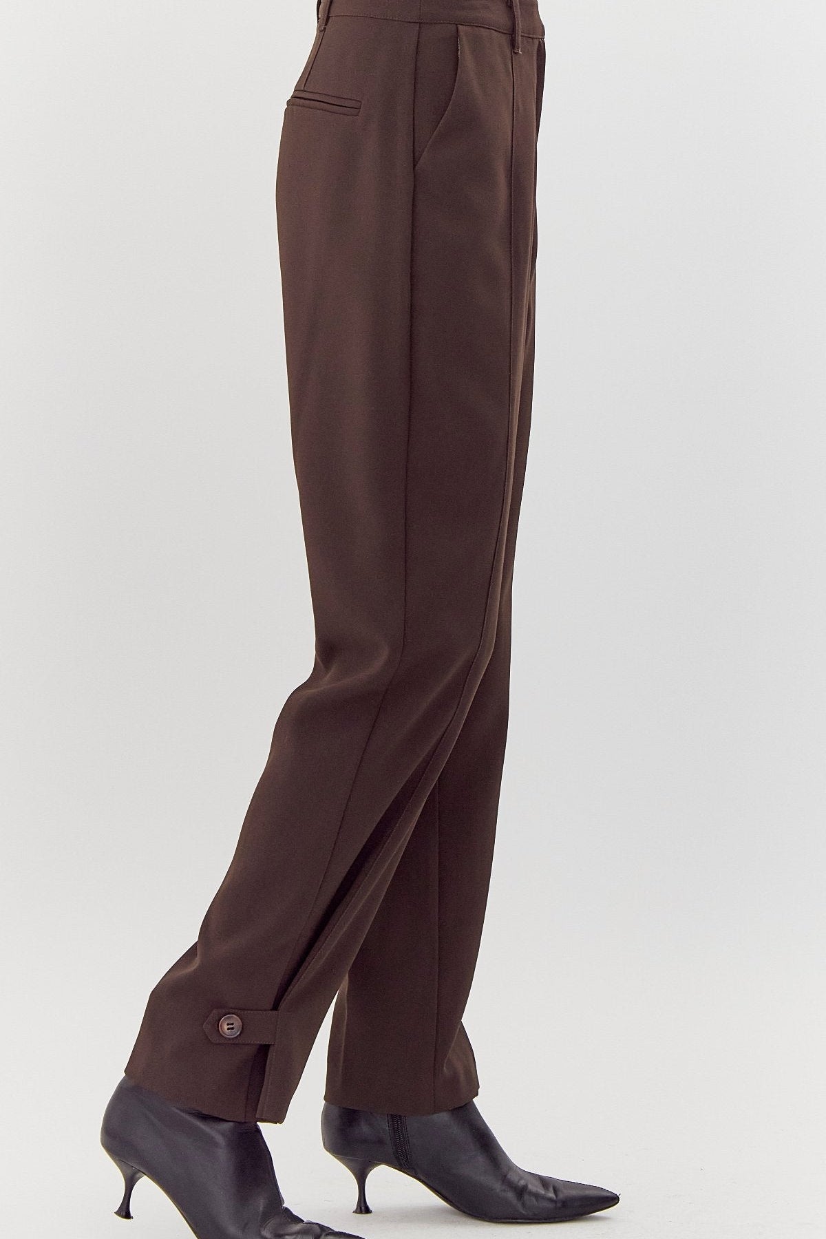 Andie High Waist Barrel Leg Trousers