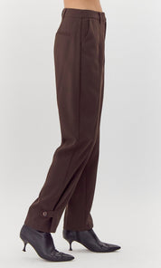 Andie High Waist Barrel Leg Trousers