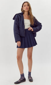 Zora Zip Up Puffer