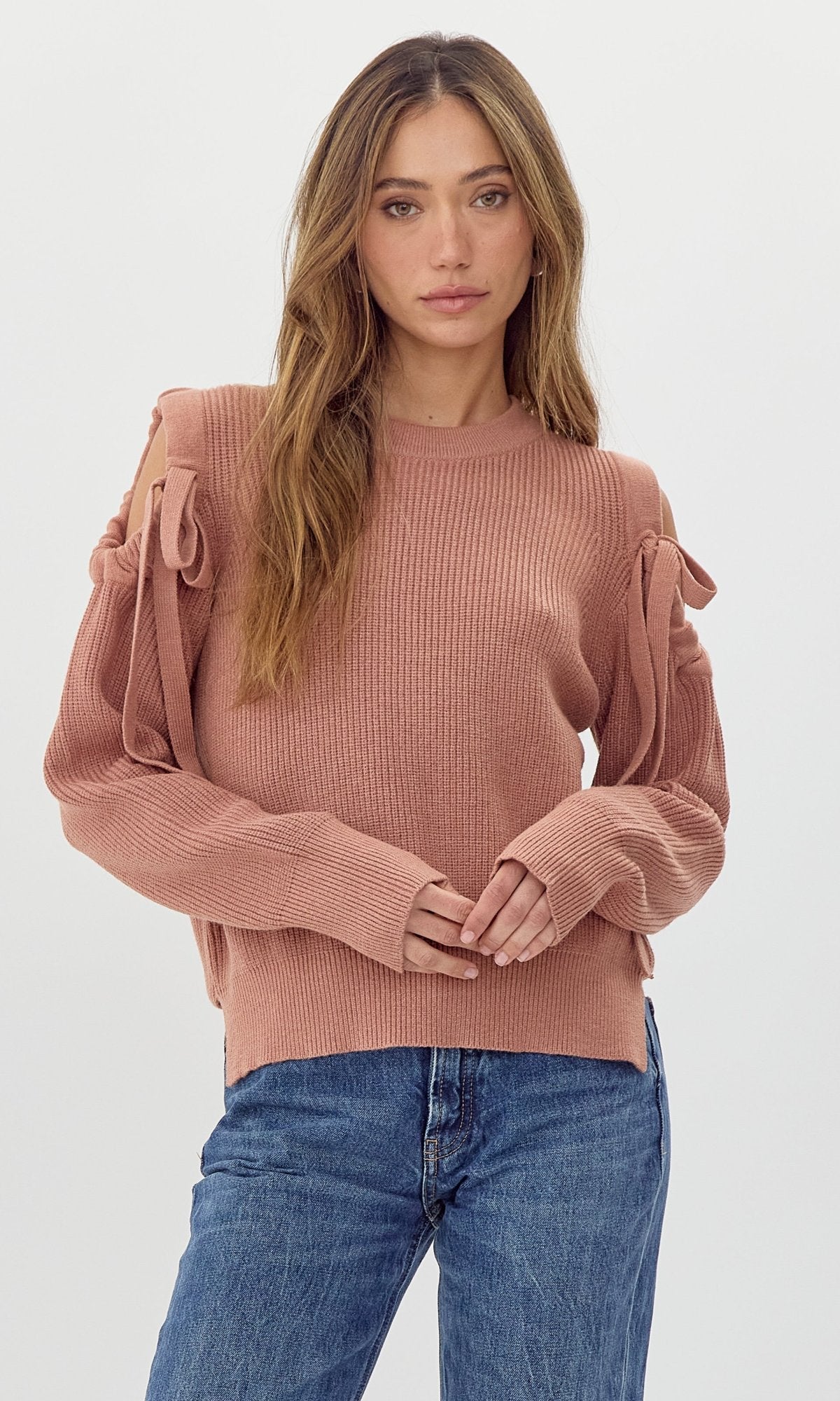 Millie Cold Shoulder Knit Top