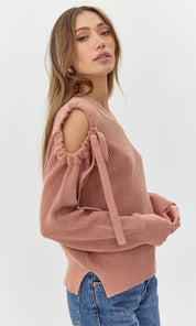 Millie Cold Shoulder Knit Top