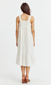 Noulla Smocked Tank Midi Dress