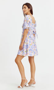 Ritali Floral Smocked Mini Dress