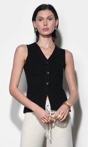 Raven Slim Fit Knit Vest