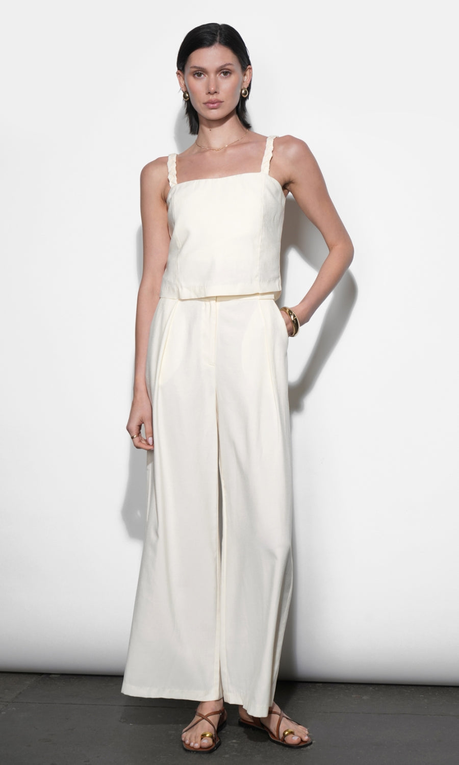 Jane Braided Strap Detail Top