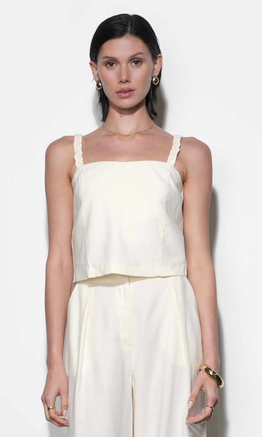 Jane Braided Strap Detail Top