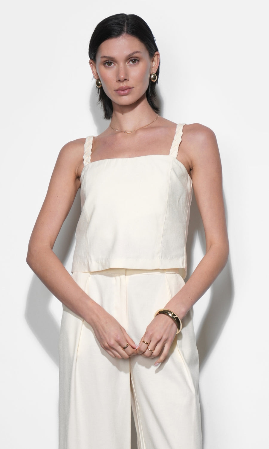 Jane Braided Strap Detail Top