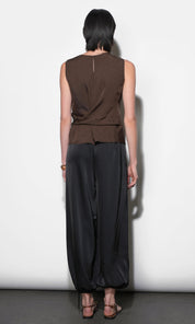Lola Sleeveless Side Tie Blouse