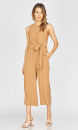 Margot Wrap-Tie Jumpsuit
