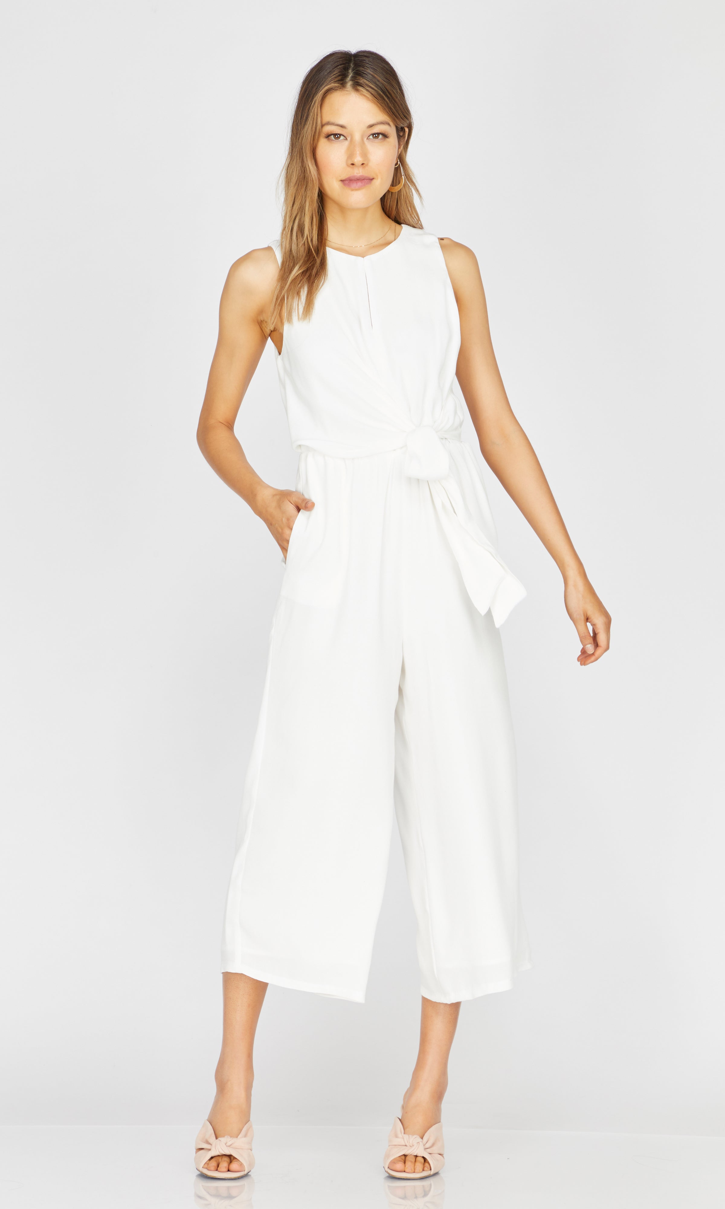 Margot Wrap-Tie Jumpsuit