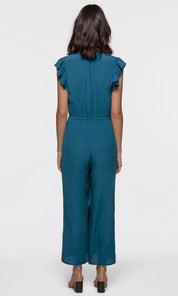 Daphne Flutter Sleeve Culotte Jumpsuit
