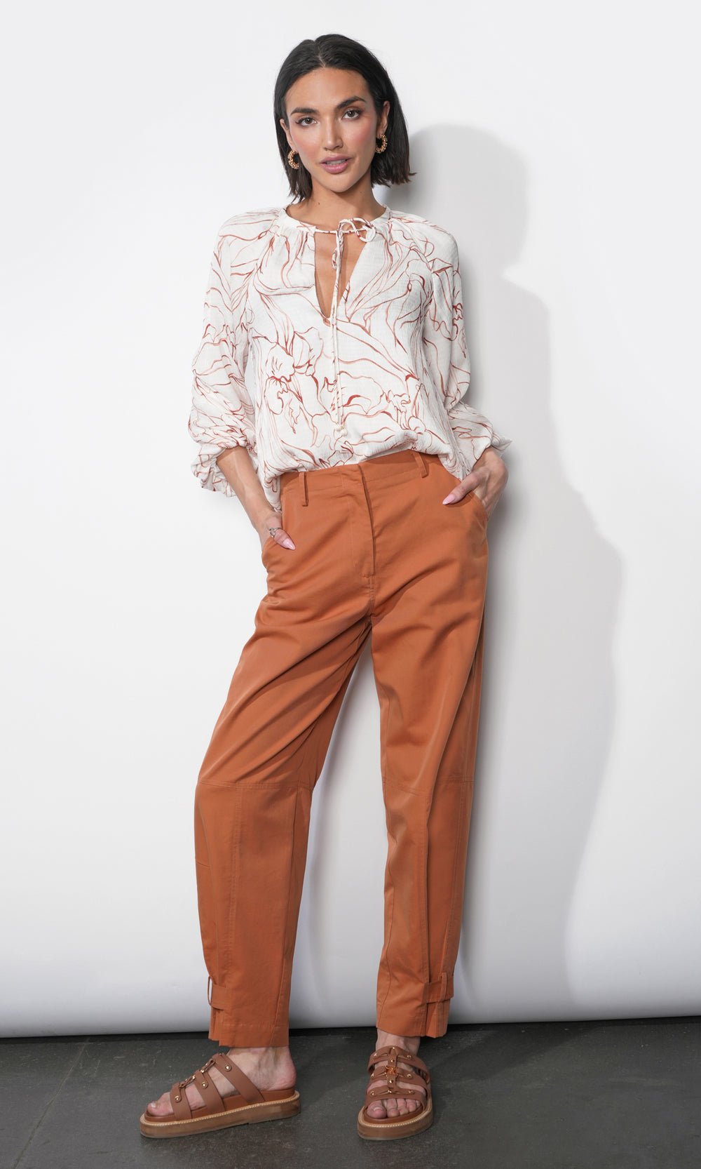 Cameron Cinched Ankle Pants