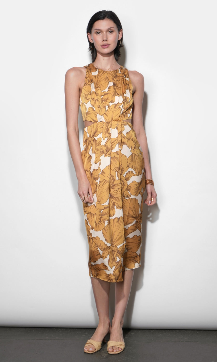 Caroline Sleeveless Midi Dress