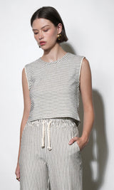 Daphne Sleeveless Knit Shell Top