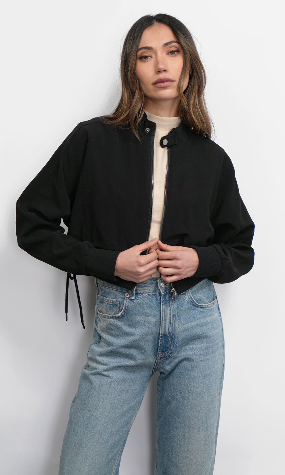 Farla Bomber Black Jacket