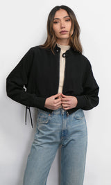 Farla Bomber Black Jacket