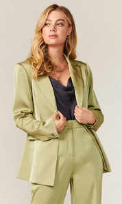 Dylan Matte Sateen Blazer - FINAL SALE
