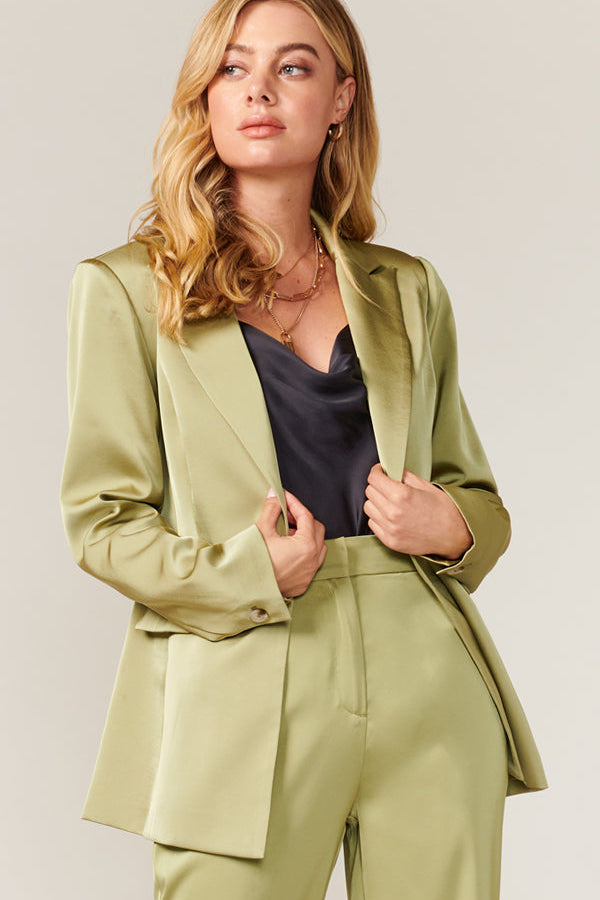 Dylan Matte Sateen Blazer - FINAL SALE