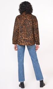Sammie Oversized Leopard Jacket