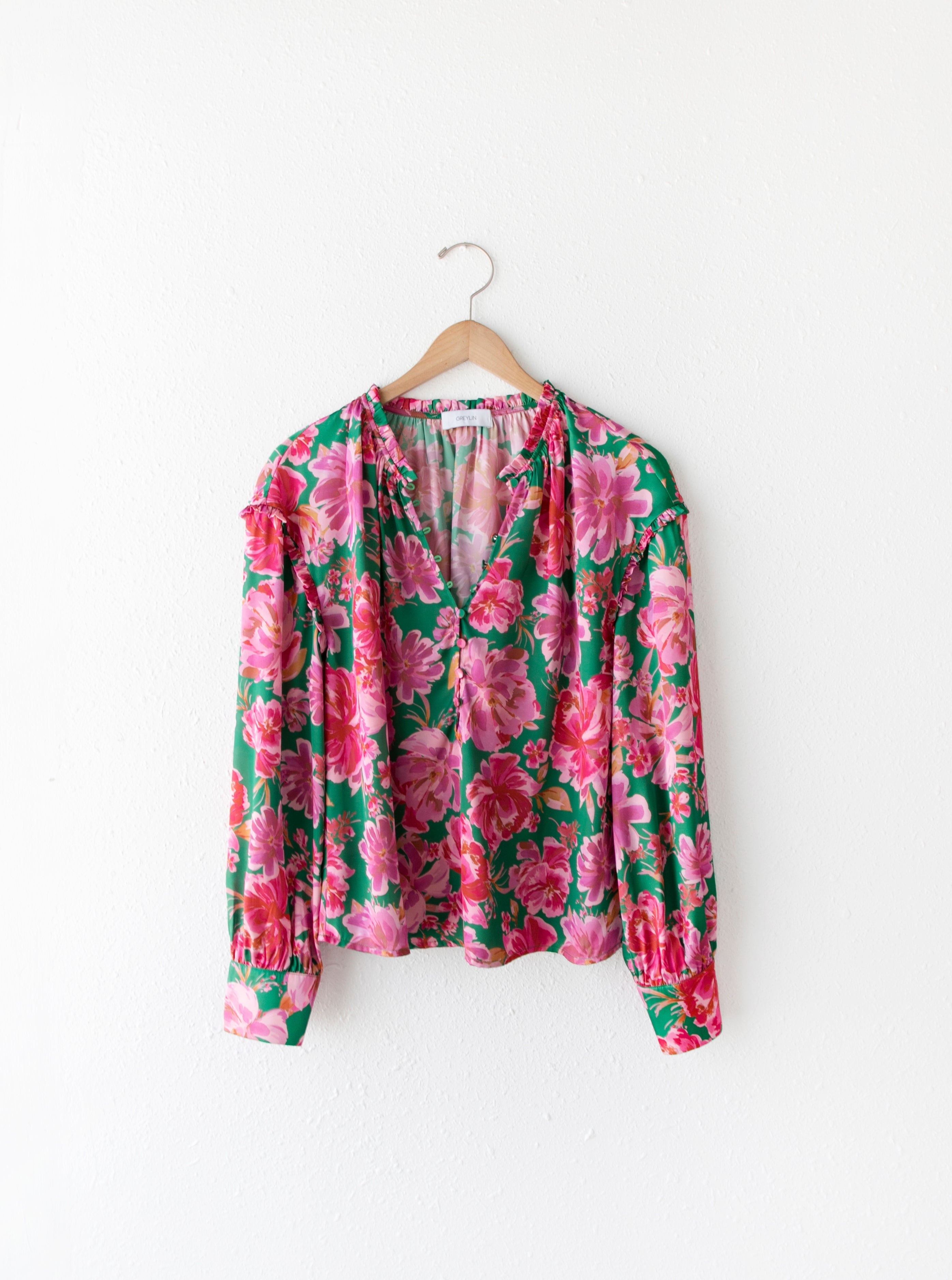 Adri Button Front Blouse