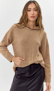 Faith Knit Hoodie Sweater