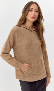 Faith Knit Hoodie Sweater