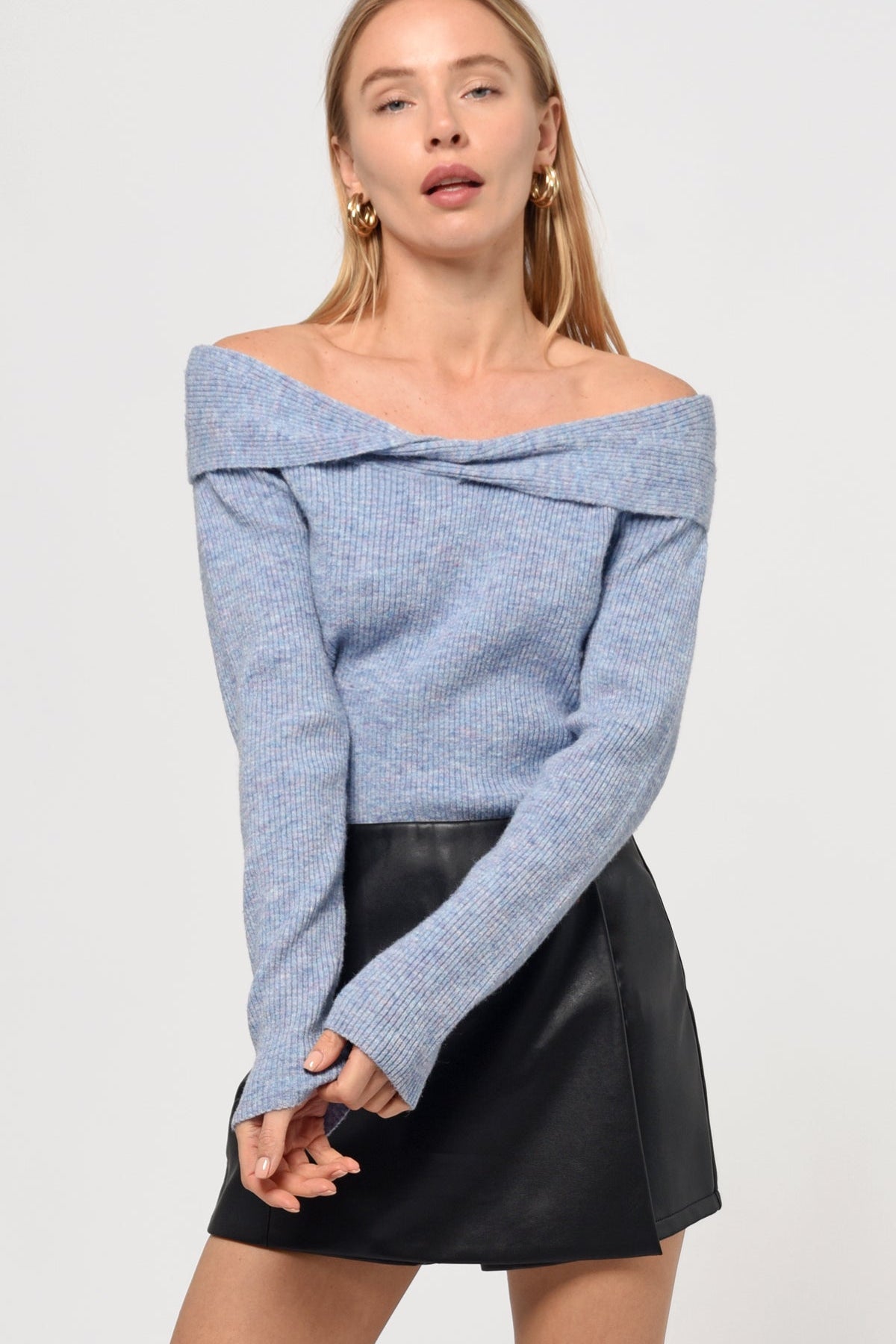 Beatriz Off Shoulder Knit Top