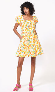 Lora Gingham Cap Sleeve Dress - FINAL SALE