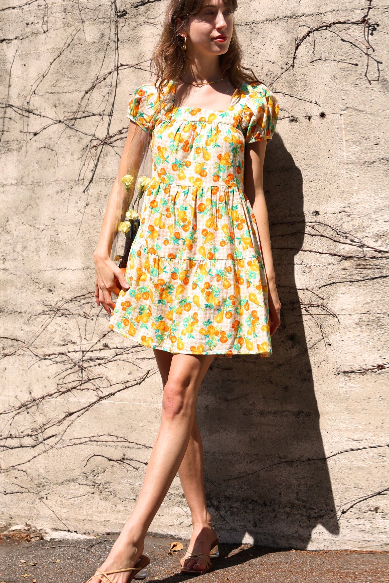 Lora Gingham Cap Sleeve Dress - FINAL SALE