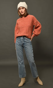 Henry Waffle Stitch Sweater Knit Tunic