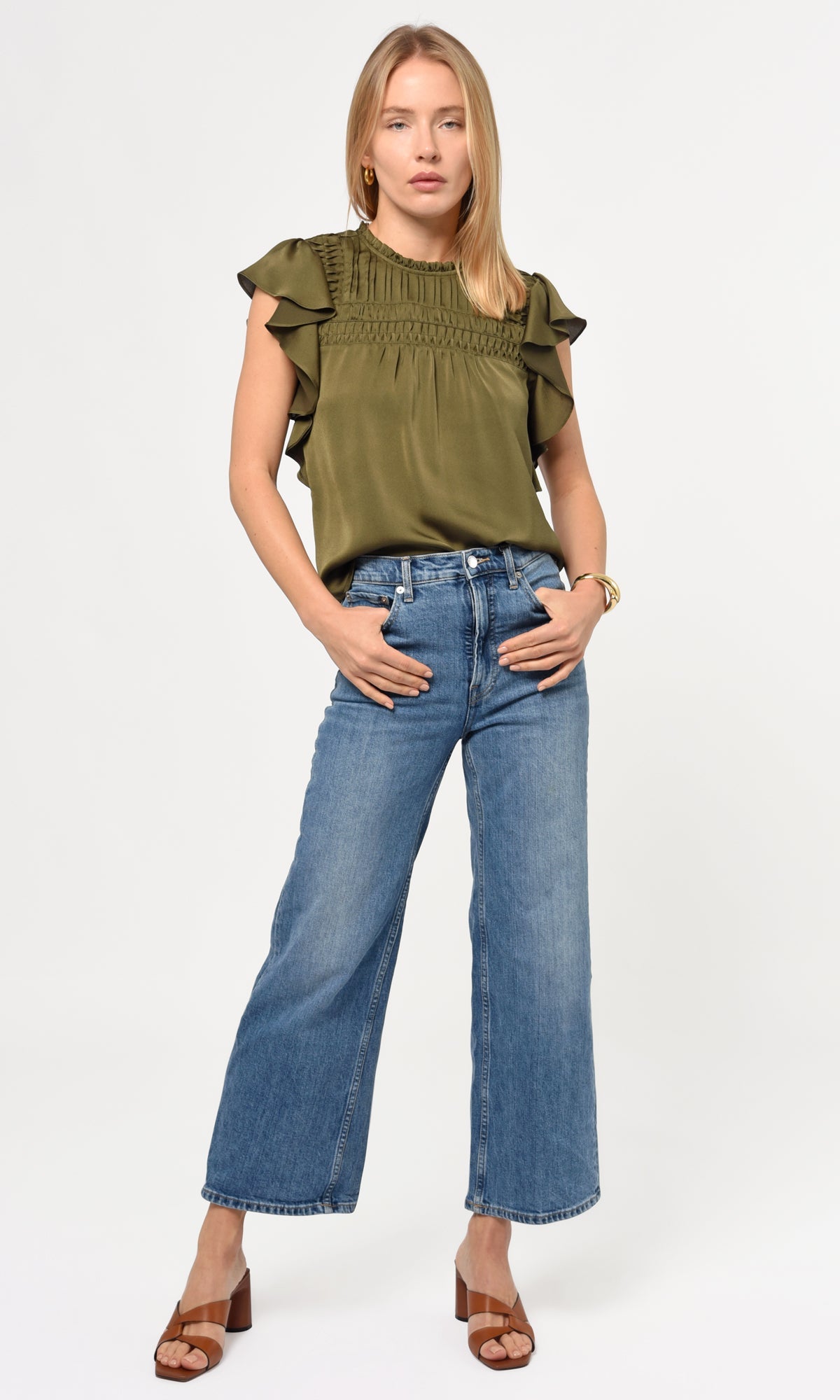 Helissa Pinktucked Blouse