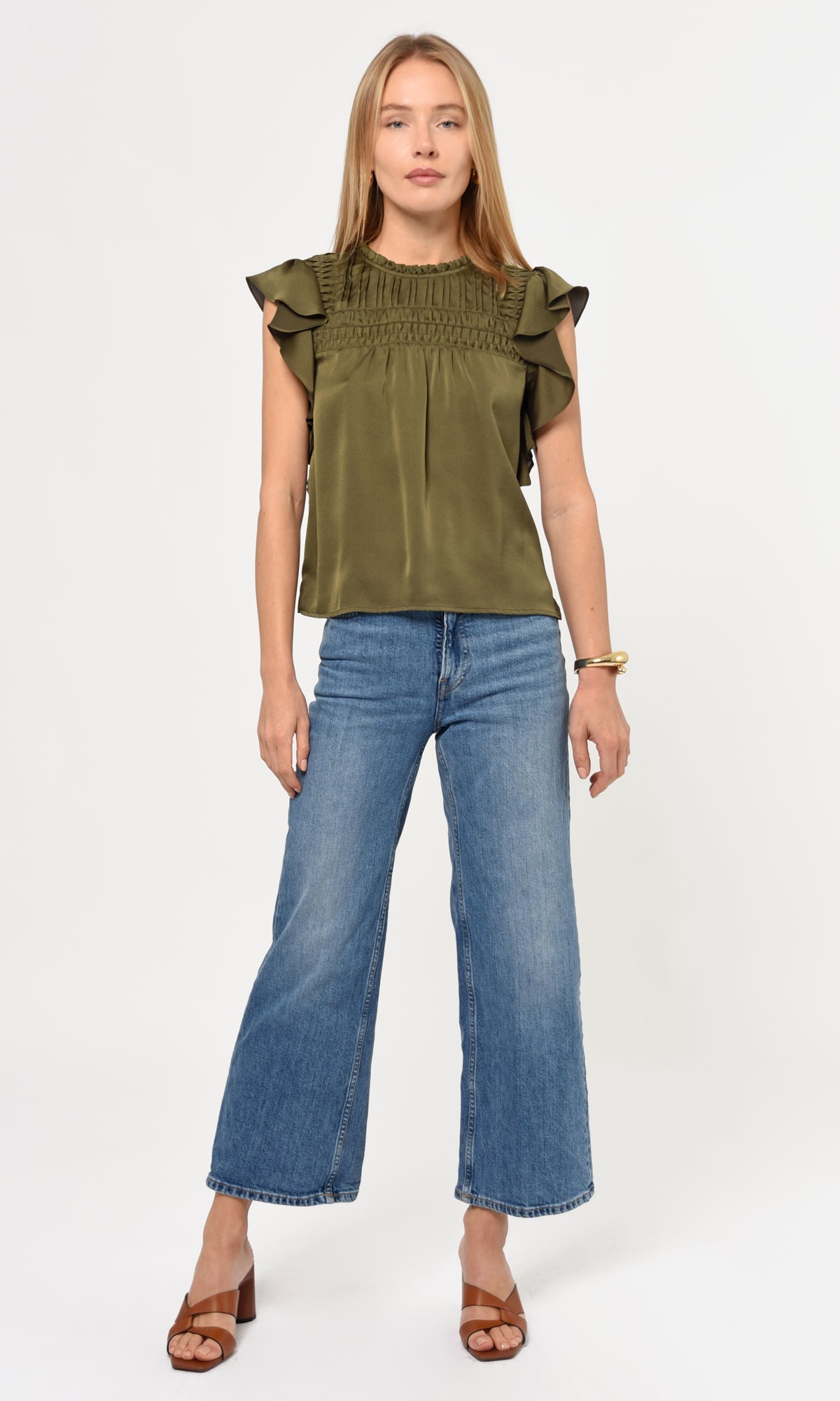 Helissa Pinktucked Blouse