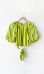 Nadia Tie Back Balloon Sleeve Top