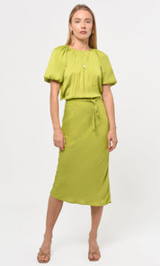 Nadia Tie Back Balloon Sleeve Top