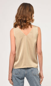 Kassi Shoulder Knot Satin Top