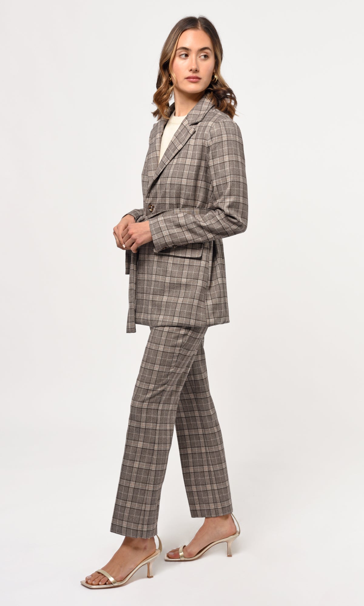 Indala Check Trouser