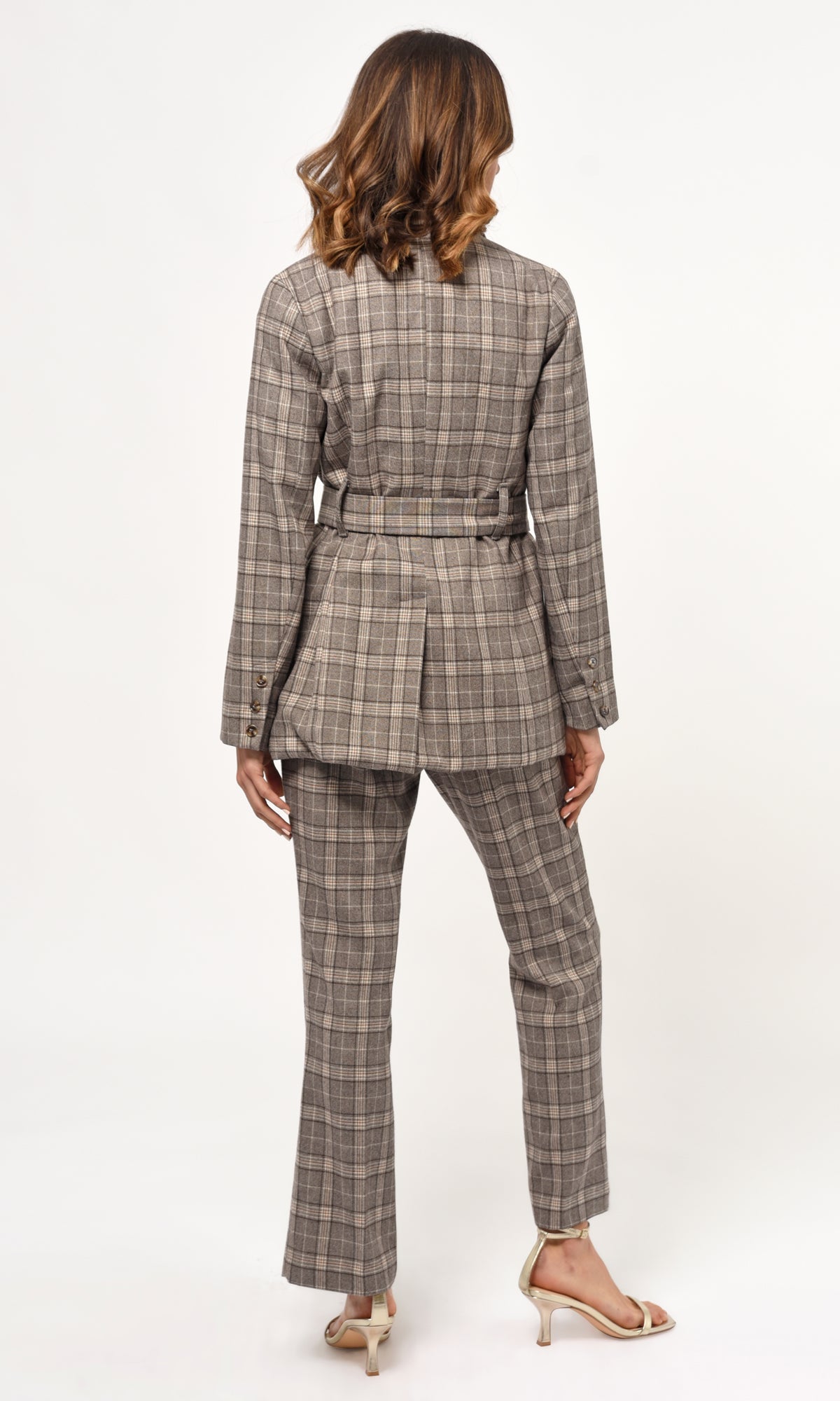 Indala Check Trouser