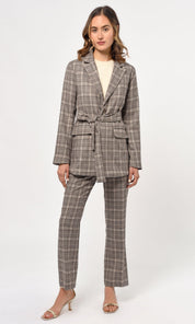 Indala Check Trouser