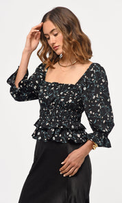 Anna Smocked Blouse