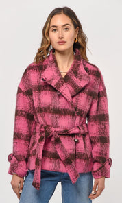 Reggie Brushed Plaid Jacket
