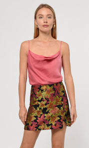 Tania Jacquard Mini Skirt