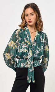 Estelle Tie Neck Blouse