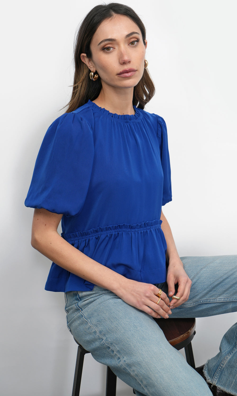 Lou Peplum Top