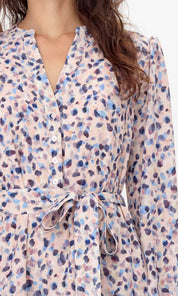 Kai Tie Waist Bubble Hem Dress