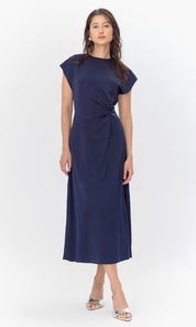 Meca Side Twist Maxi Dress