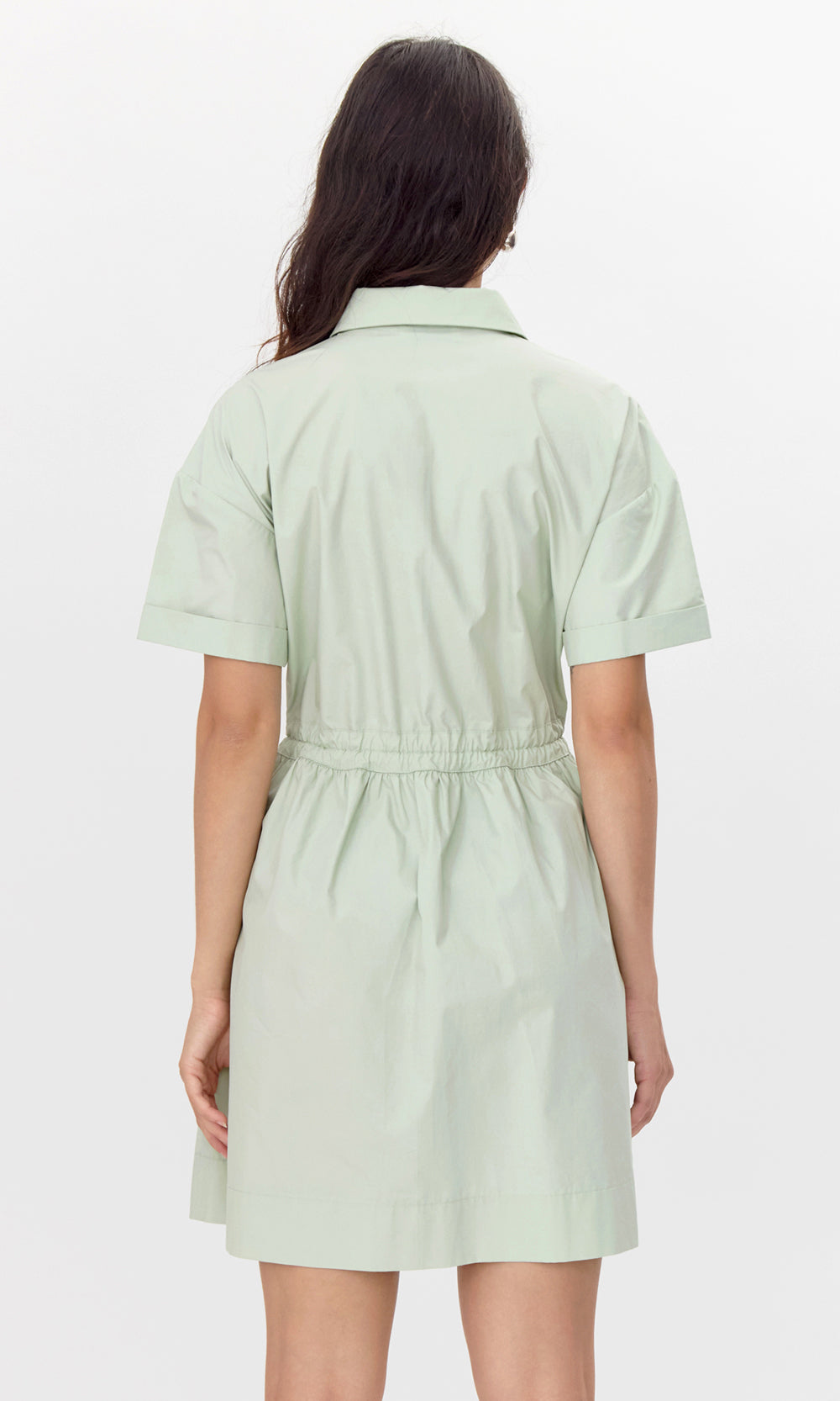 Rita Poplin Waist Tie Shirt Dress