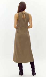 Trina Satin Midi Dress